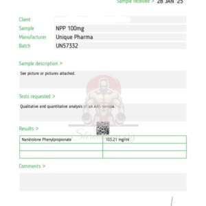 NPP 100 Unique Pharma Nandrolone Phenylpropionate